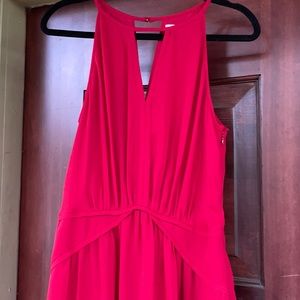 Banana Republic Red Sleeveless Cocktail Dress